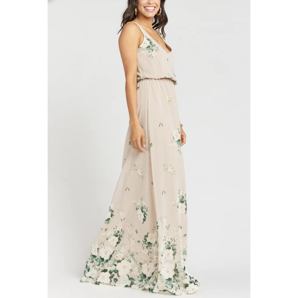 NWT Show Me Your Mumu Kendall Floral Bouquet Toss Maxi Dress Size Extra Small - Picture 12 of 12